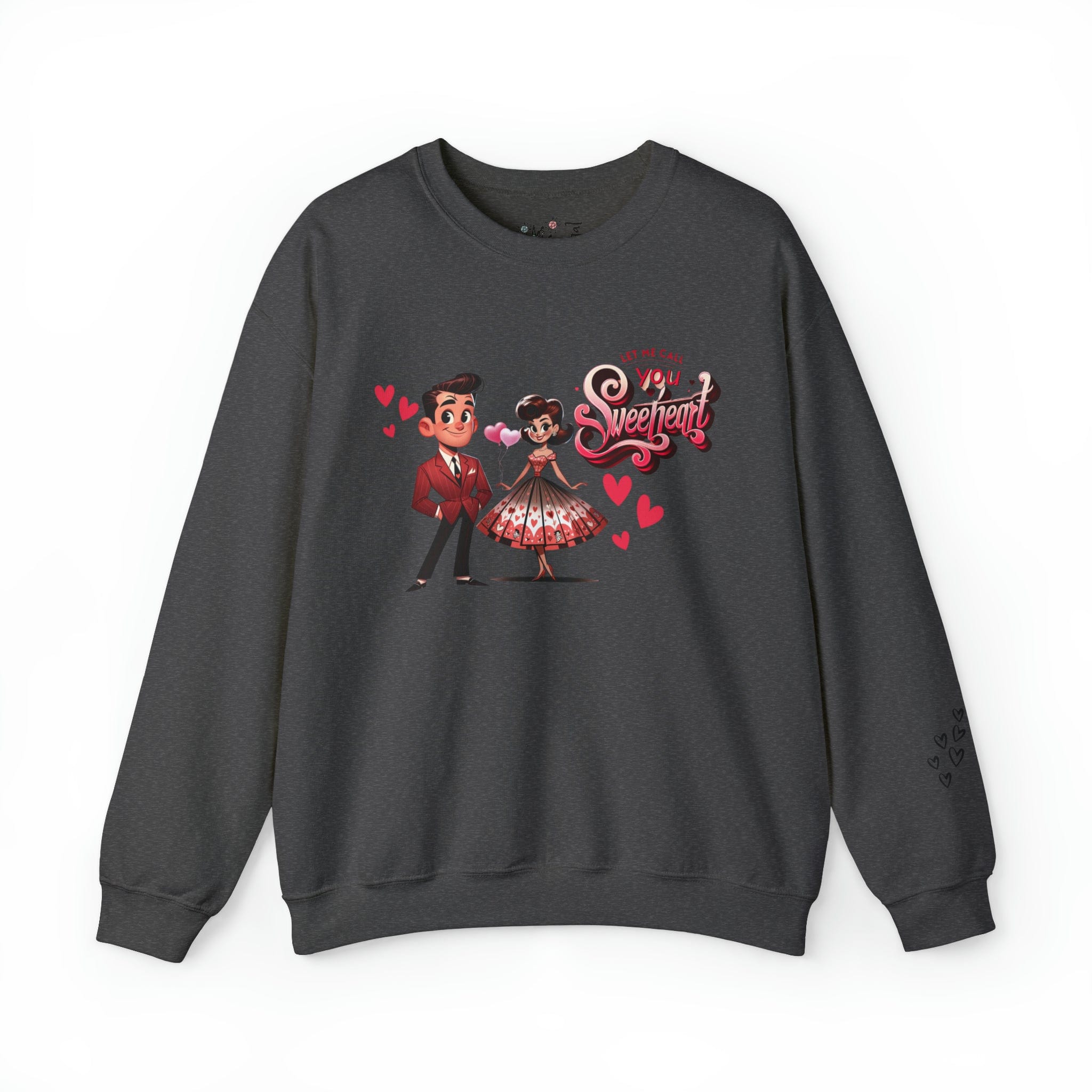 Vintage Valentine Retro LOVE, Let Me Call You Sweetheart, Gift For Wife, Girlfriend, Kitschy Cute Sweatshirt Sweatshirt