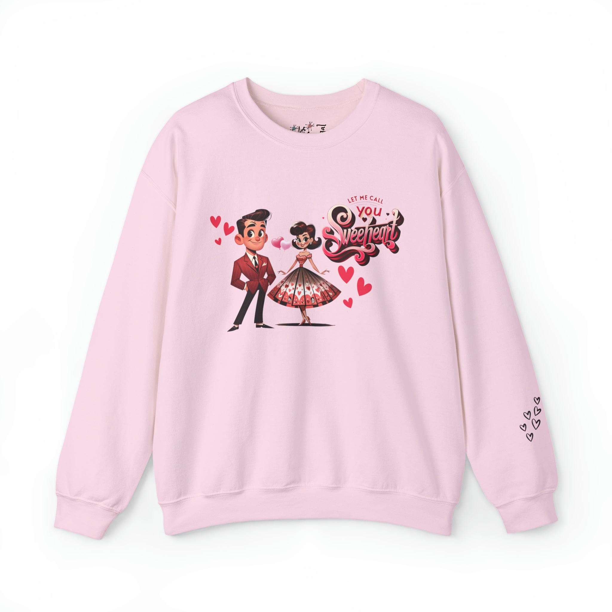 Vintage Valentine Retro LOVE, Let Me Call You Sweetheart, Gift For Wife, Girlfriend, Kitschy Cute Sweatshirt Sweatshirt