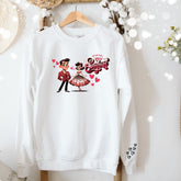 Vintage Valentine Retro LOVE, Let Me Call You Sweetheart, Gift For Wife, Girlfriend, Kitschy Cute Sweatshirt Sweatshirt Mid Century Modern Gal