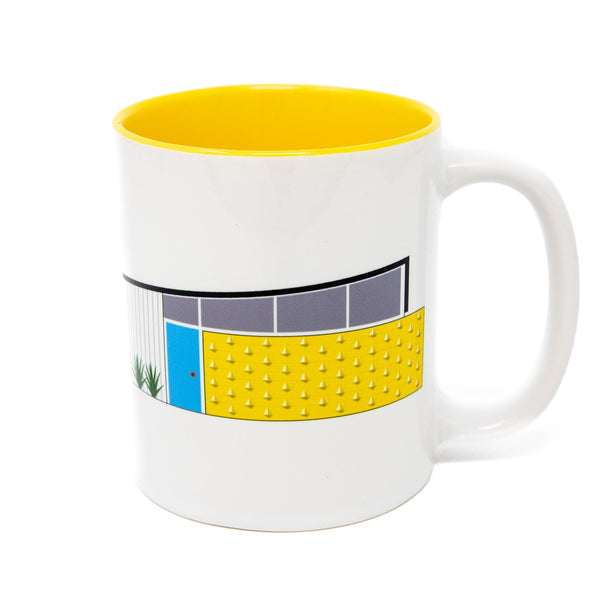 Mid Century Modern Palm Springs Home Wedge Roof Midcentury House Mug