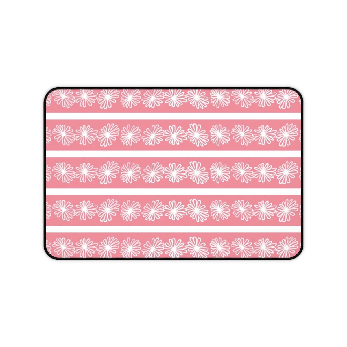 Mod Daisy, Retro Pink, Collectors Desk Mat Home Decor 12" × 18"