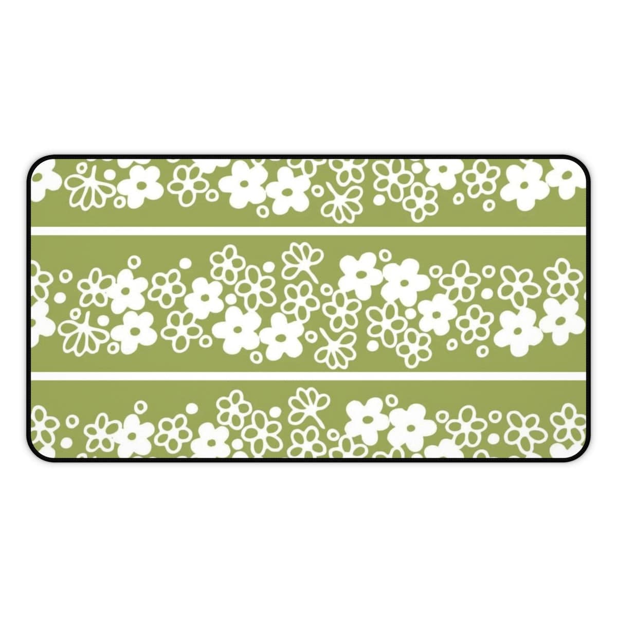 Retro Mod Daisy, Collectors, Spring Blossom Desk Mat Home Decor 12" × 22"