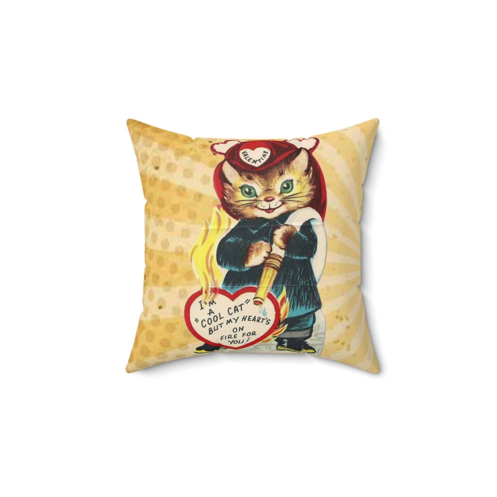 Kitschy Vintage Valentine, Cute Cool Cat, I&