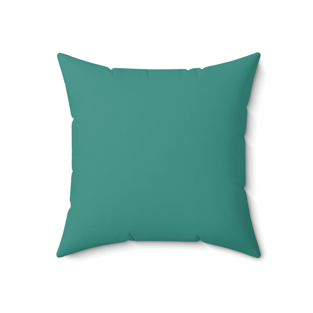 Dark Turquoise Retro Blue Throw Pillow And Insert Home Decor 18" × 18"