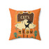 Mid Mod, Atomic Cat, Retro Orange, Brown, The Cat&