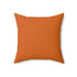 Pop Of Orange, Retro Pillow Cover And Insert Home Decor 18" × 18"