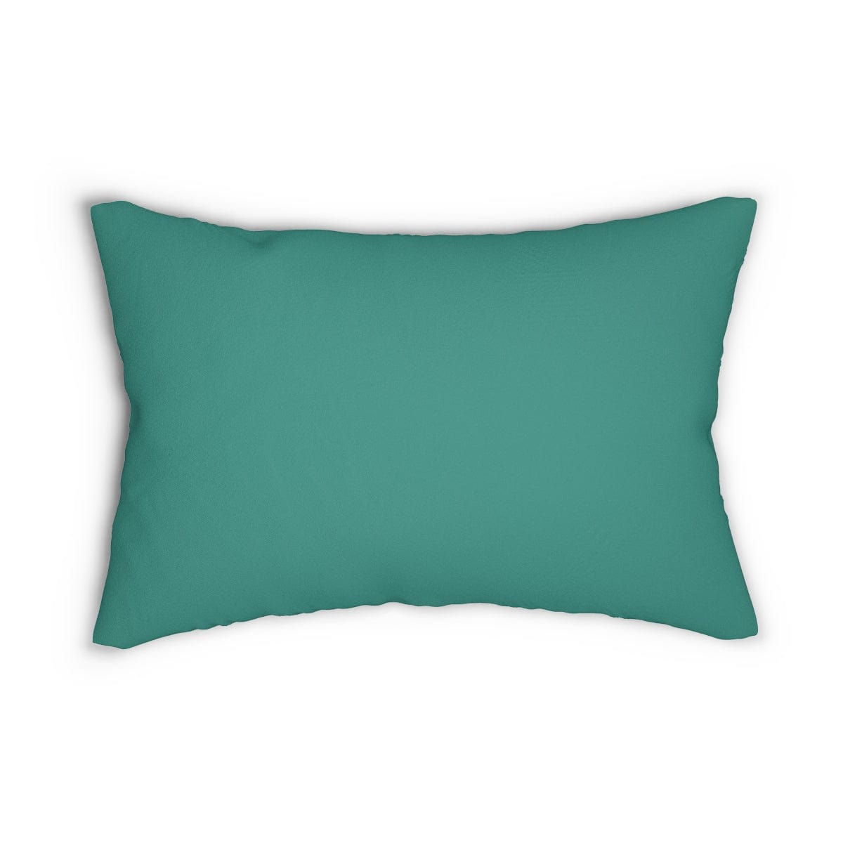 Dark Turquoise Retro Lumbar Pillow Home Decor 20" × 14"