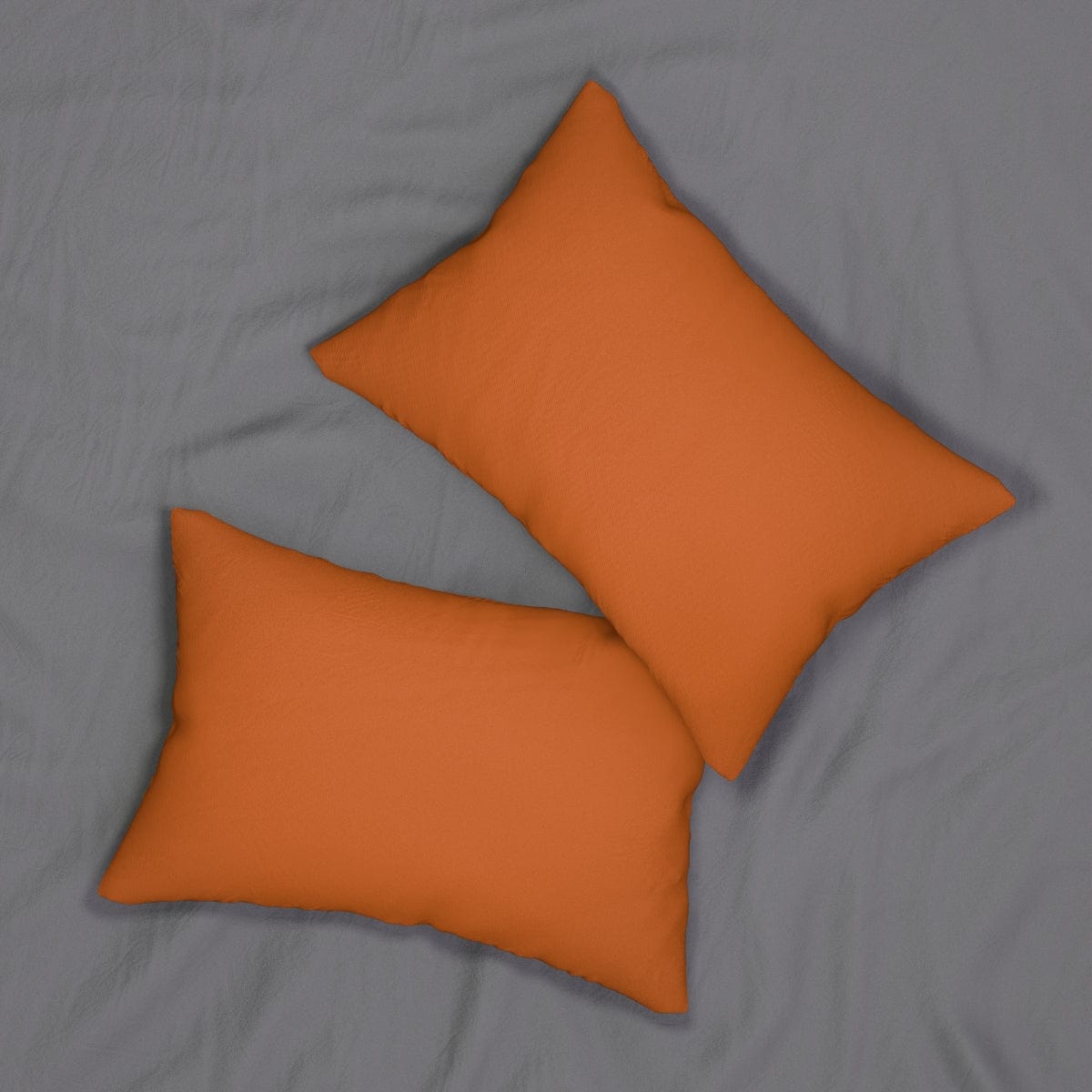 Orange Retro Lumbar Pillow Home Decor 20" × 14"