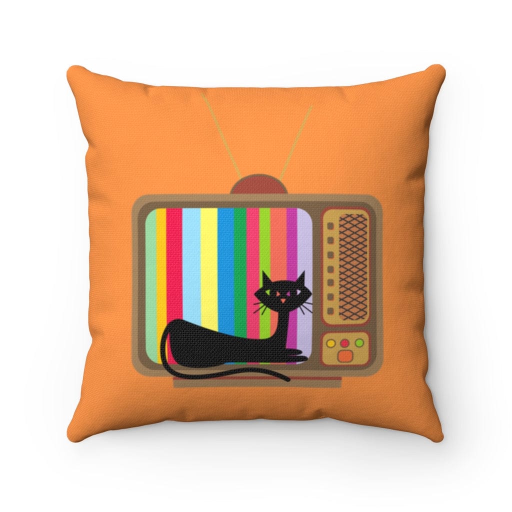 Retro Throw Pillow Atomic Cat, 60&