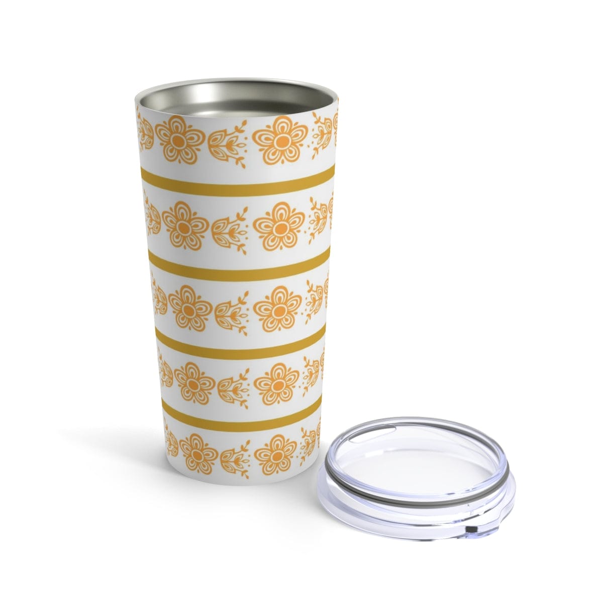 Butterfly Golden Yellow Pyrex Lover, Collector, Water, Coffee, Tea Tumbler 20oz Mug 20oz