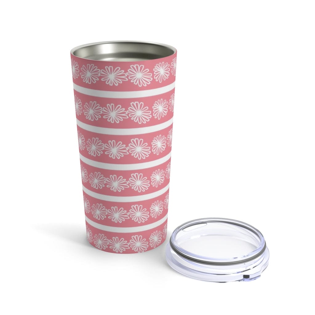 Pink Retro Daisy, Pyrex Lover, Collector, Mid Mod Tumbler 20oz Mug 20oz