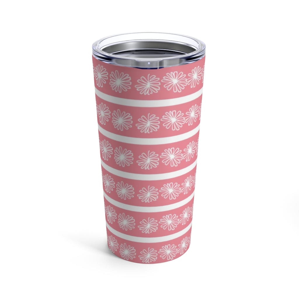 Pink Retro Daisy, Pyrex Lover, Collector, Mid Mod Tumbler 20oz Mug 20oz