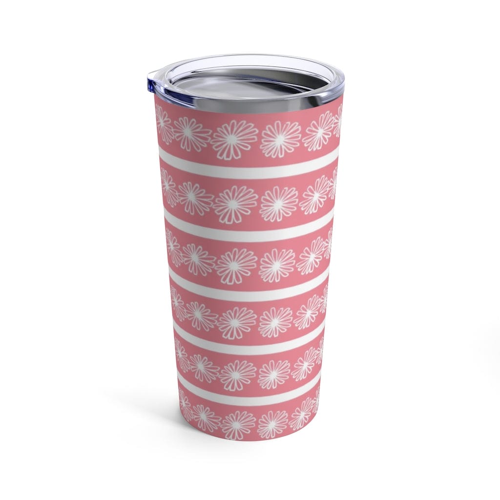 Pink Retro Daisy, Pyrex Lover, Collector, Mid Mod Tumbler 20oz Mug 20oz