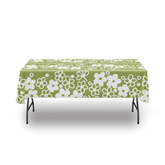 Retro Green, Spring Blossom, Pyrex Lover, Mod Daisy MCM Tablecloth tablecloth 54" x 54" Mid Century Modern Gal