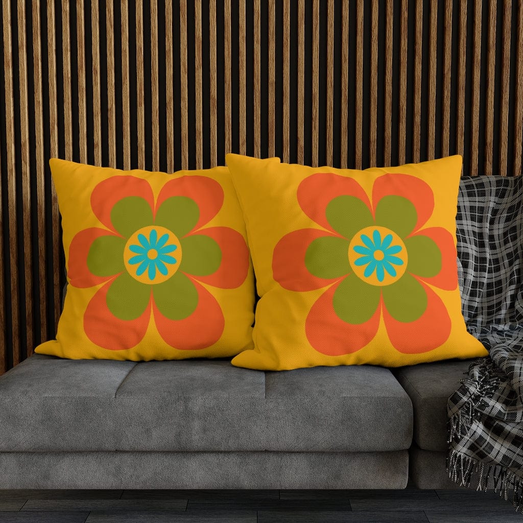 70's Groovy Flower, Mod Daisy, Couch Cushion PILLOW Case Home Decor