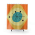 Mid Century Modern, Sputnik Starburst, Groovy Geometric, Bold Orange, Mustard Yellow, Mid Mod Chic, Modern Core, Retro Shower Curtain Home Decor 71" × 74"