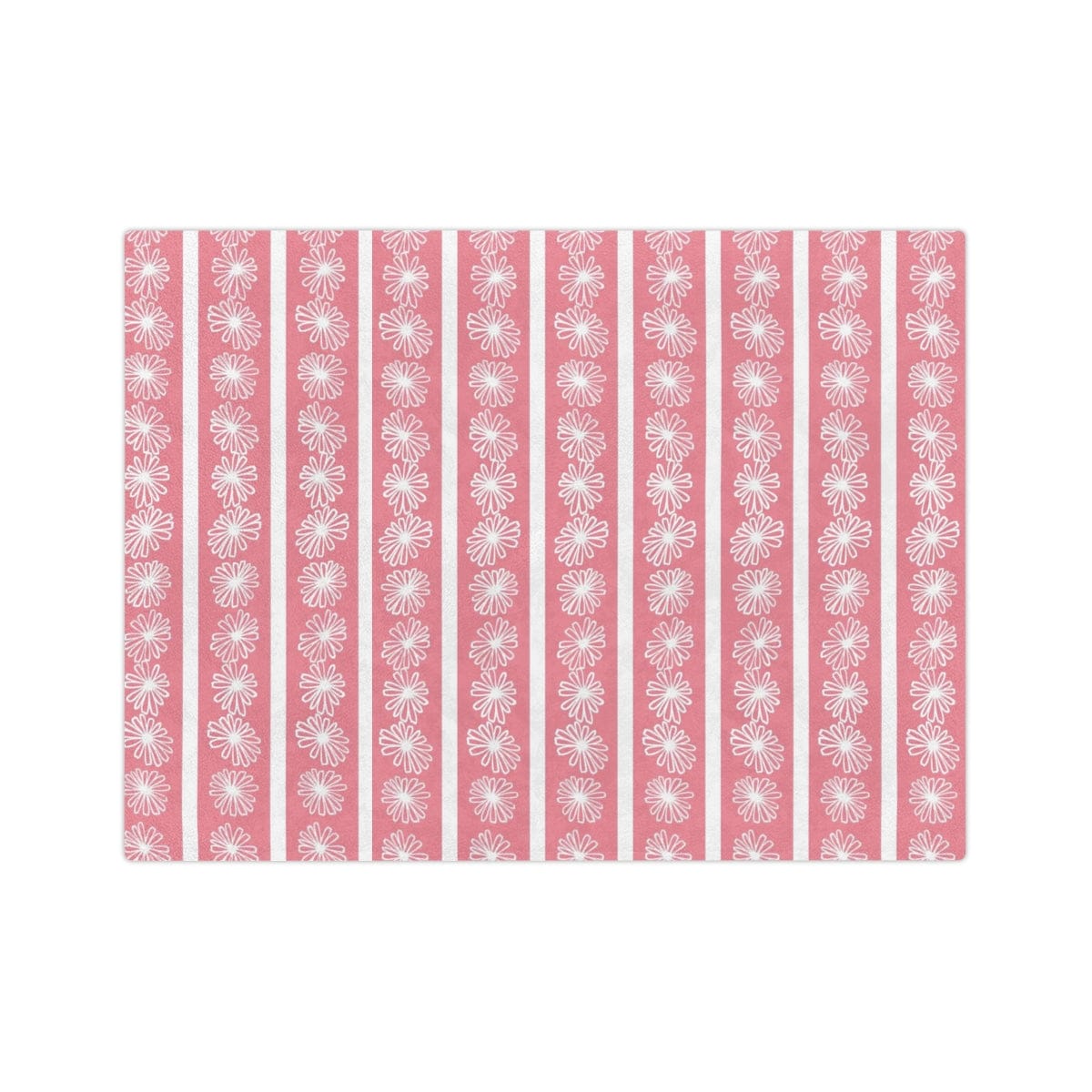 Mod Daisy Pretty Pink Daisy, Cozy Velveteen Minky Blanket Home Decor 80" × 60"