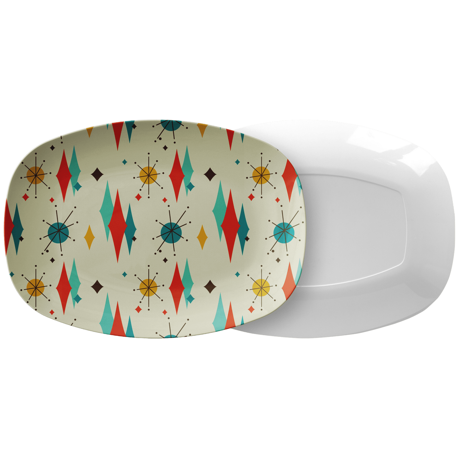 Atomic Retro Franciscan Mid Century Modern Dinner Platter Dinnerware