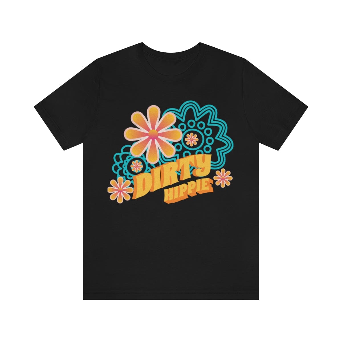 Retro, Dirty Hippie Chick, Hipster, Boho Flower Power, 70&