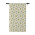 Mid Century Modern Curtains, Creamy Beige, Aqua Blue, Mustard Yellow, Franciscan Starburst, Retro Mid Mod Window Curtain Home Decor Blackout / 50" × 84"
