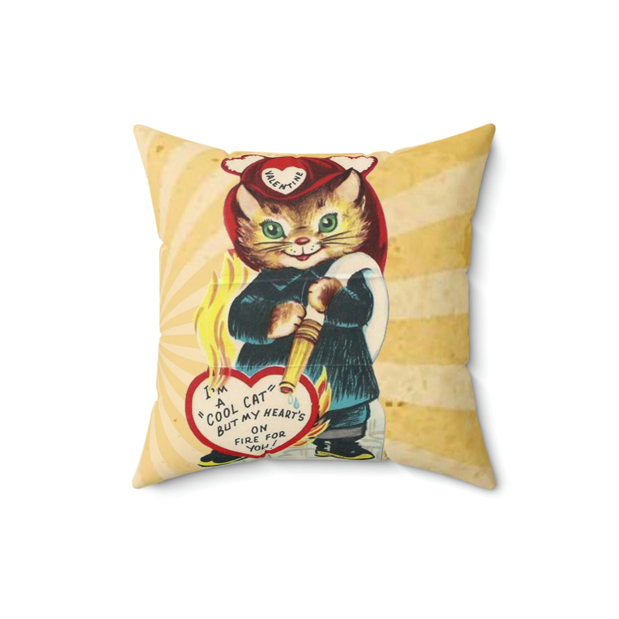 Kitschy Vintage Valentine, Cute Cool Cat, I&