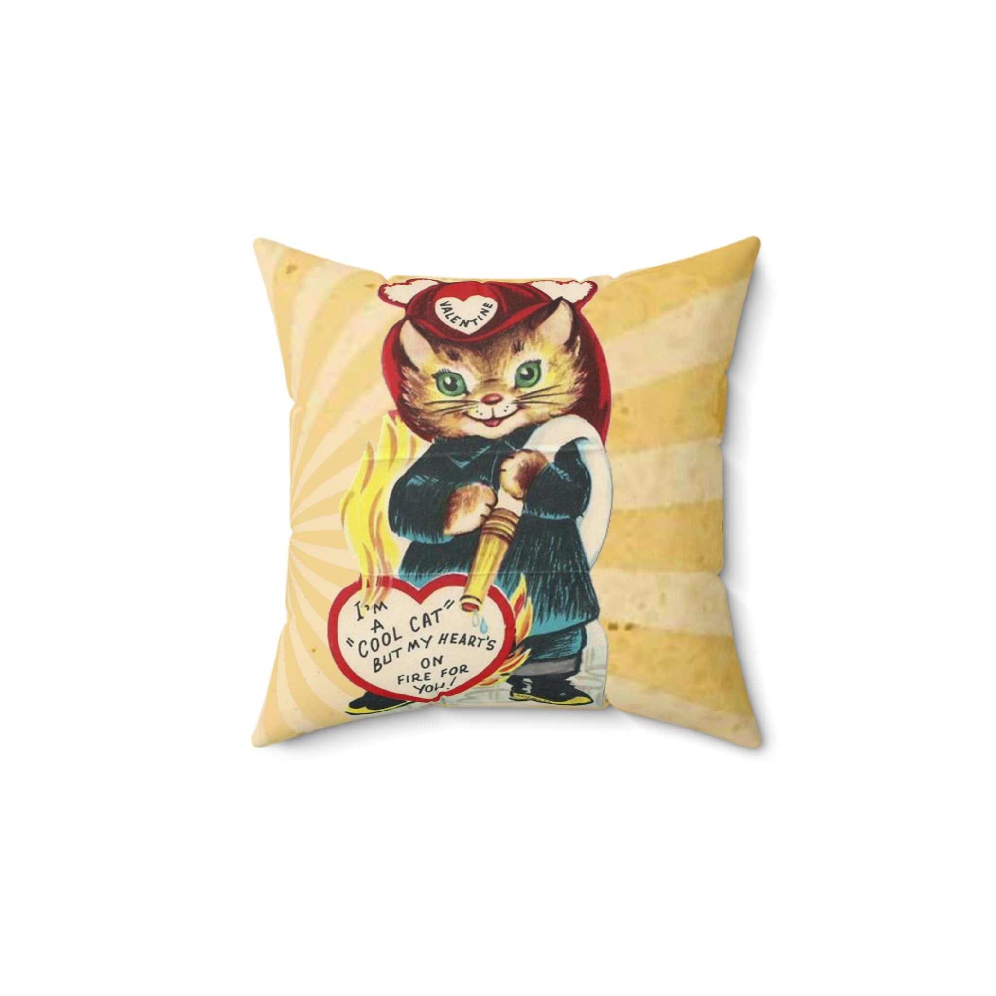 Kitschy Vintage Valentine, Cute Cool Cat, I&