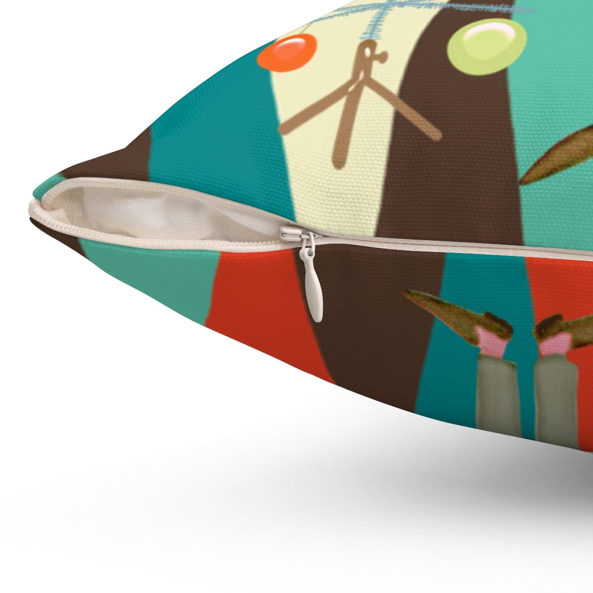 Mid Century Modern Christmas Pillow, Bachelor, Retro Man, Dad, Father, Man Cave, Gift Ideas Home Decor