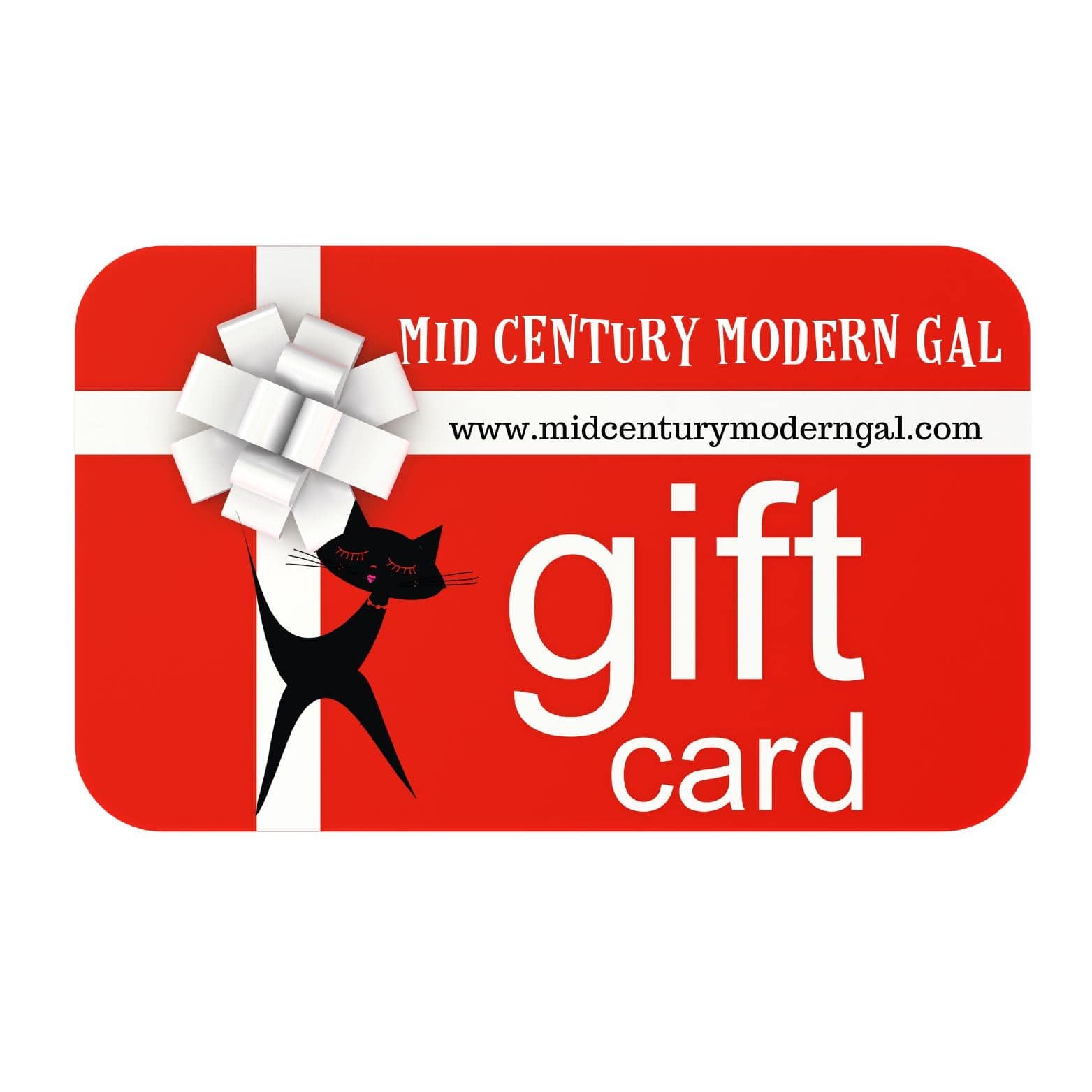 Mid Century Modern Gal Gift Card