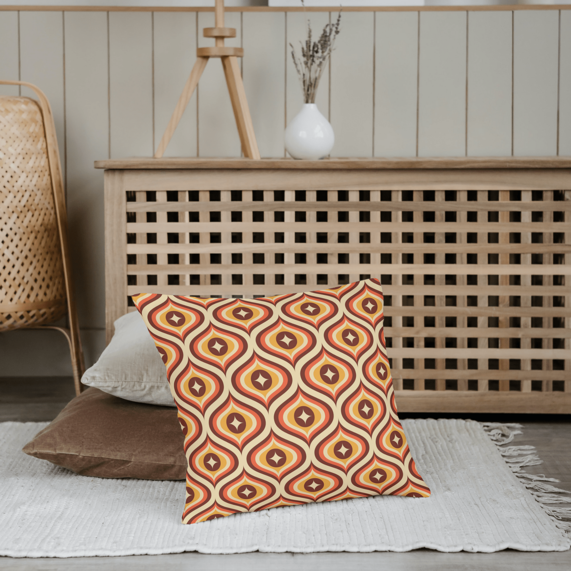 Mid Century Modern Pillows, Groovy 70&