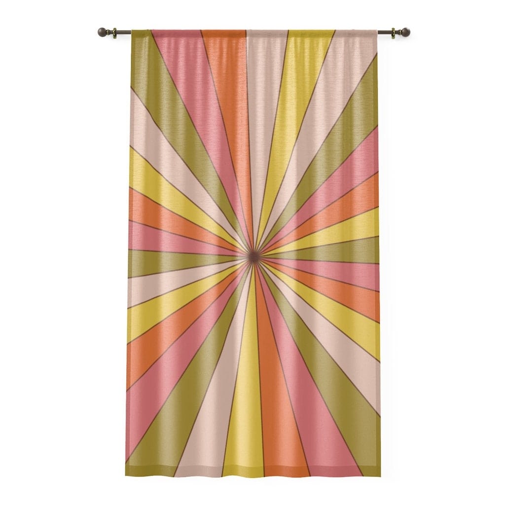 Mid Century Modern, Retro Curtains, 70&