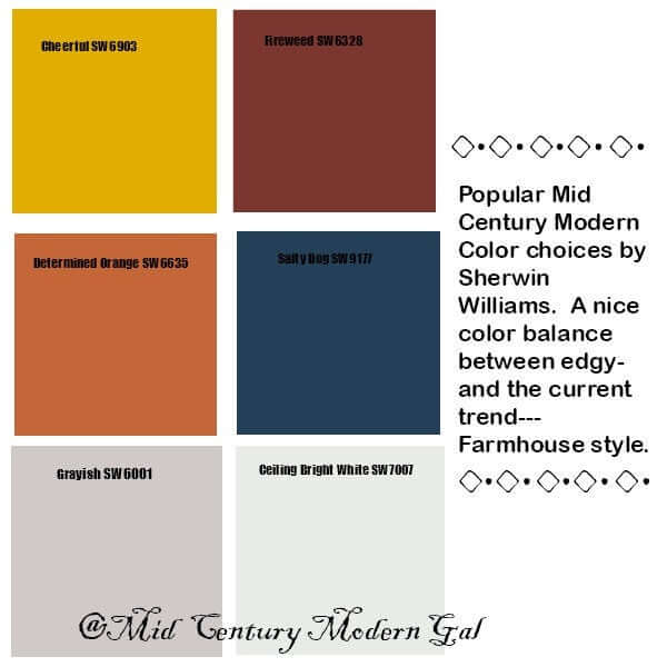Mid Century Modern Retro Geometric Abstract Red, Gray, Black, Mustard Yellow, Brown,Green Microfiber Duvet Cover