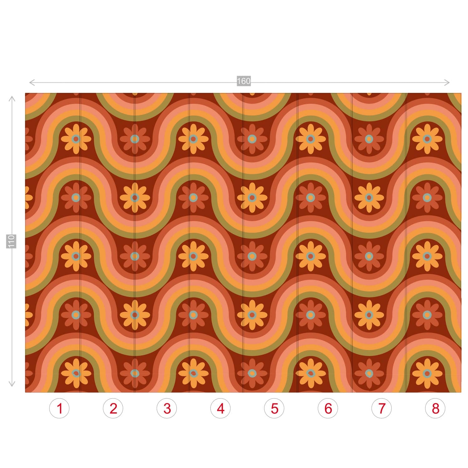 Mid Century Modern, Wall Paper, Groovy 70&