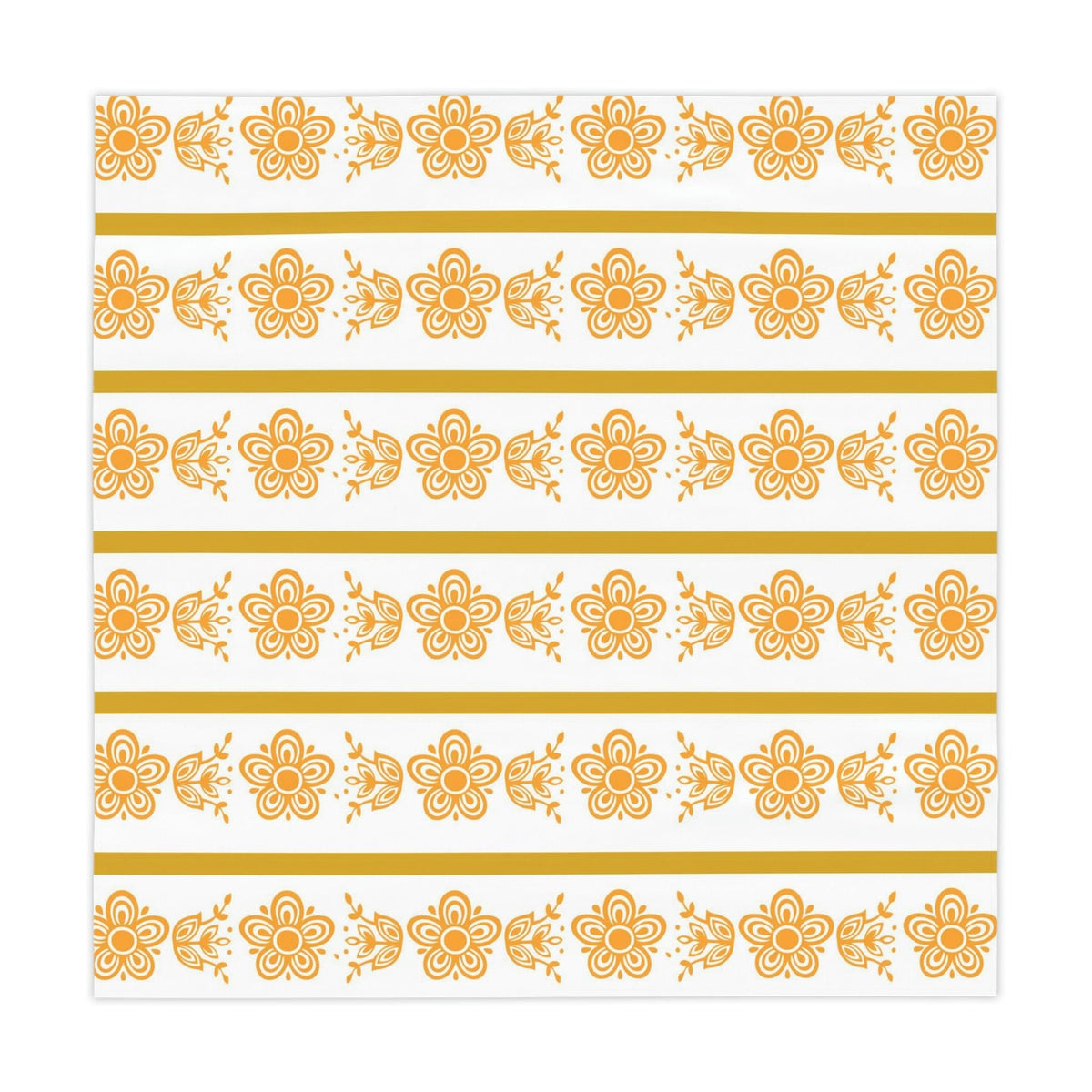 Butterfly Golden Yellow Retro Vintage Collector Tablecloth Home Decor One size / White