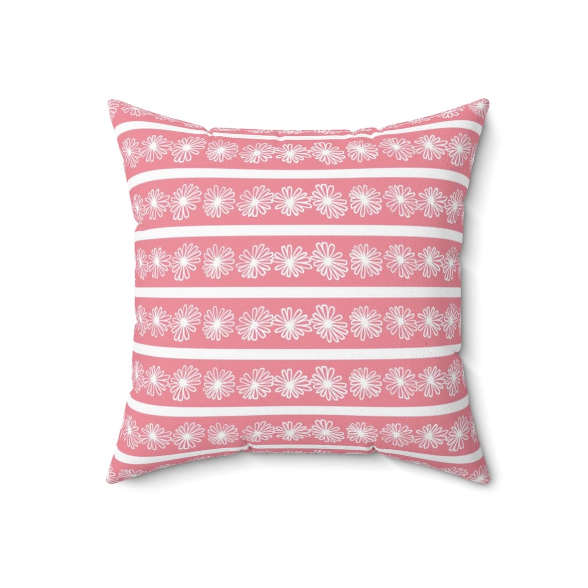 Pink Retro Daisy, Pyrex Lover, Collector, Mid Mod Pillow And Insert Home Decor