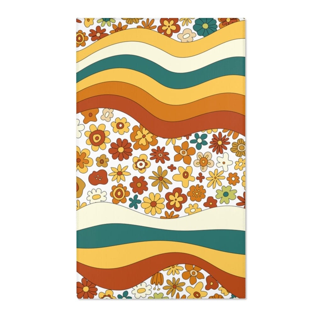Retro Area Rug, 1970&
