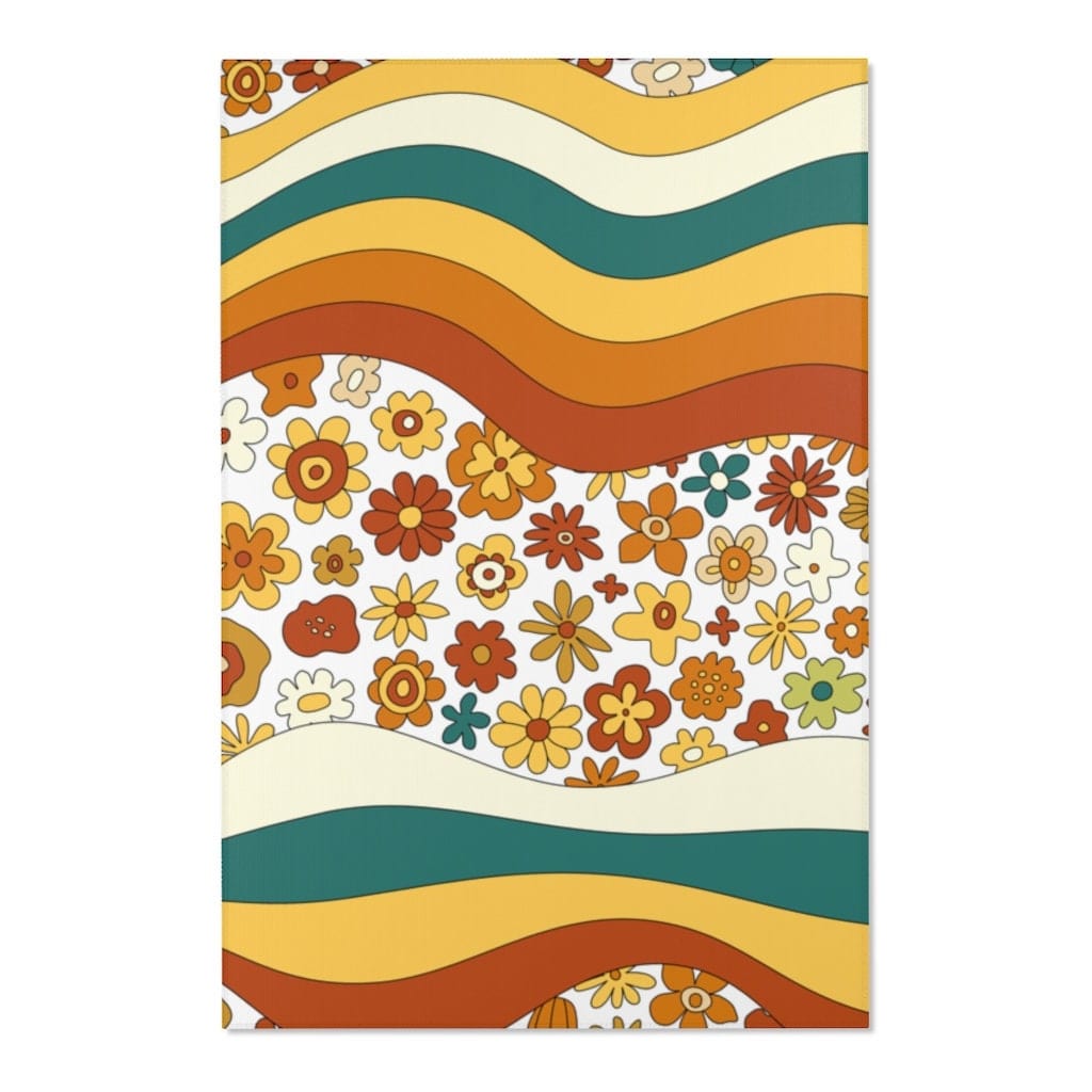 Retro Area Rug, 1970&