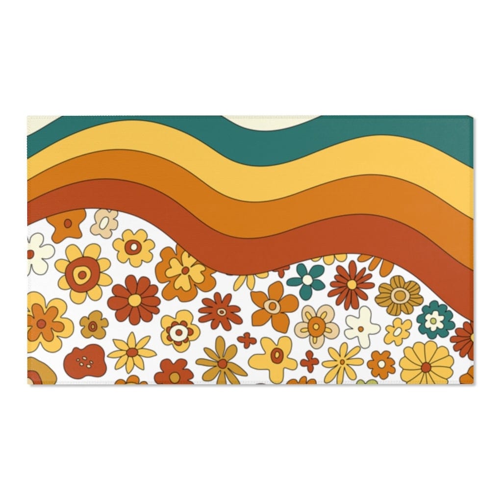Retro Area Rug, 1970&