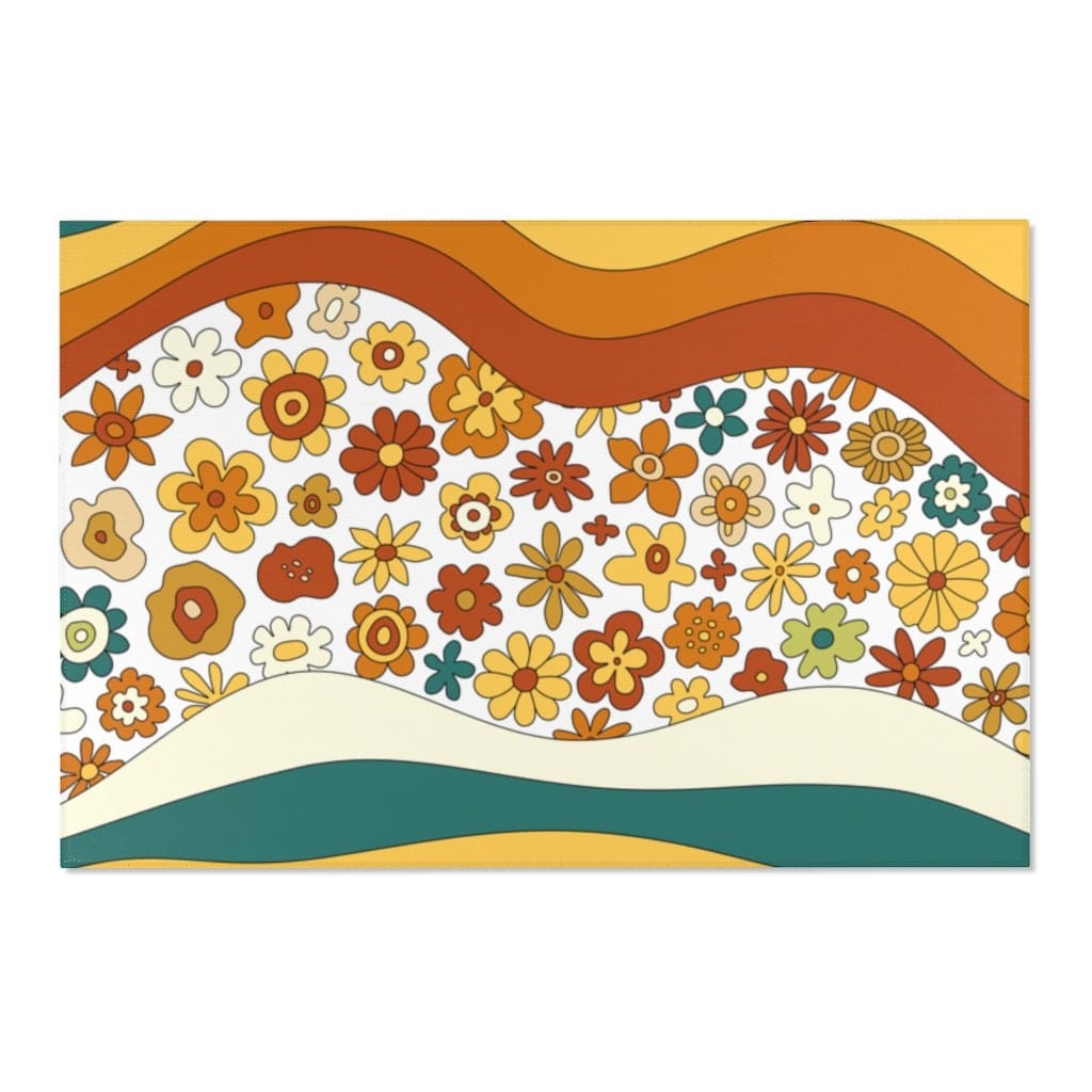 Retro Area Rug, 1970&
