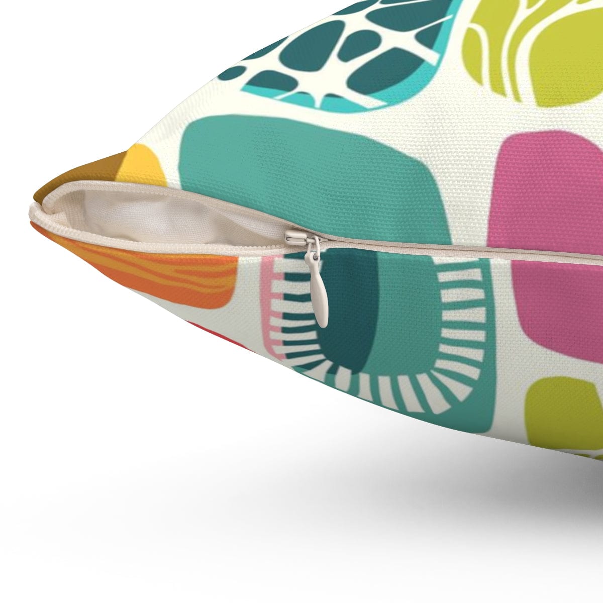 Retro Boho Geometric Mid Mod Pillow And Insert Home Decor