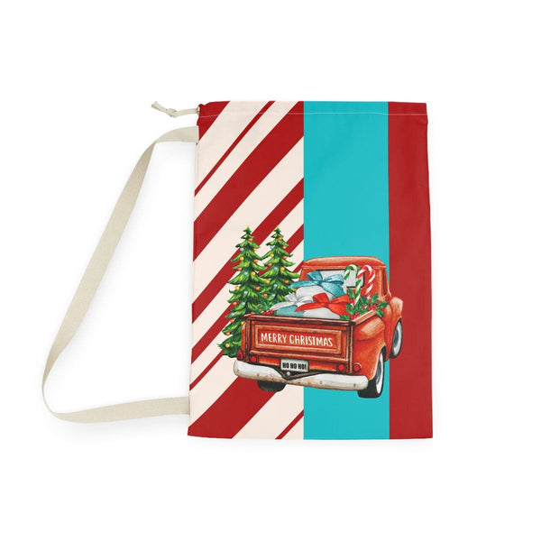 Retro Christmas Sack Bag, Reusable Gift Bag for Christmas Presents