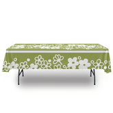 Retro Green, Spring Blossom, Pyrex Lover, Mod Daisy MCM Tablecloth tablecloth Mid Century Modern Gal