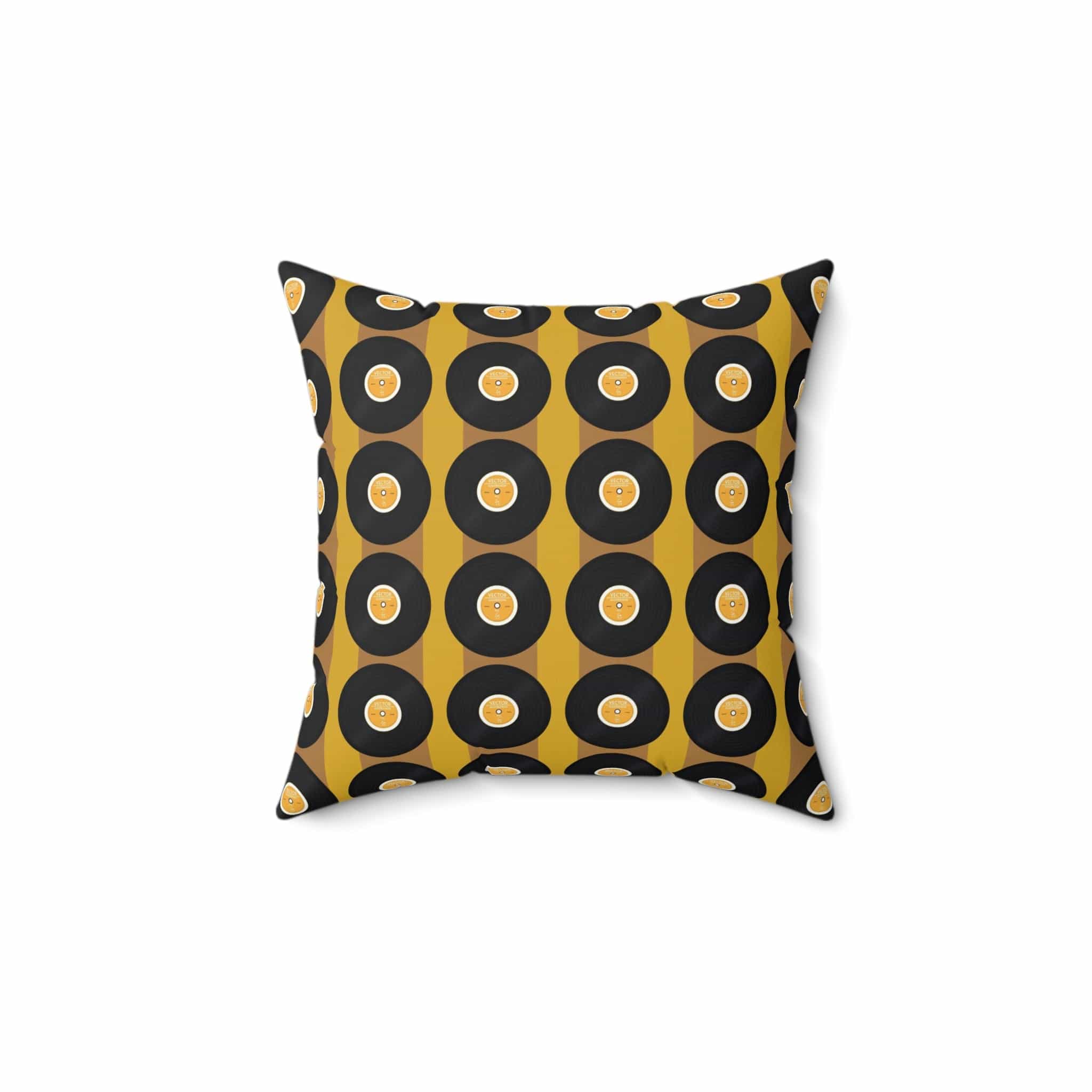 Retro Records, Mustard Yellow, Black Mid Century Modern, 60&