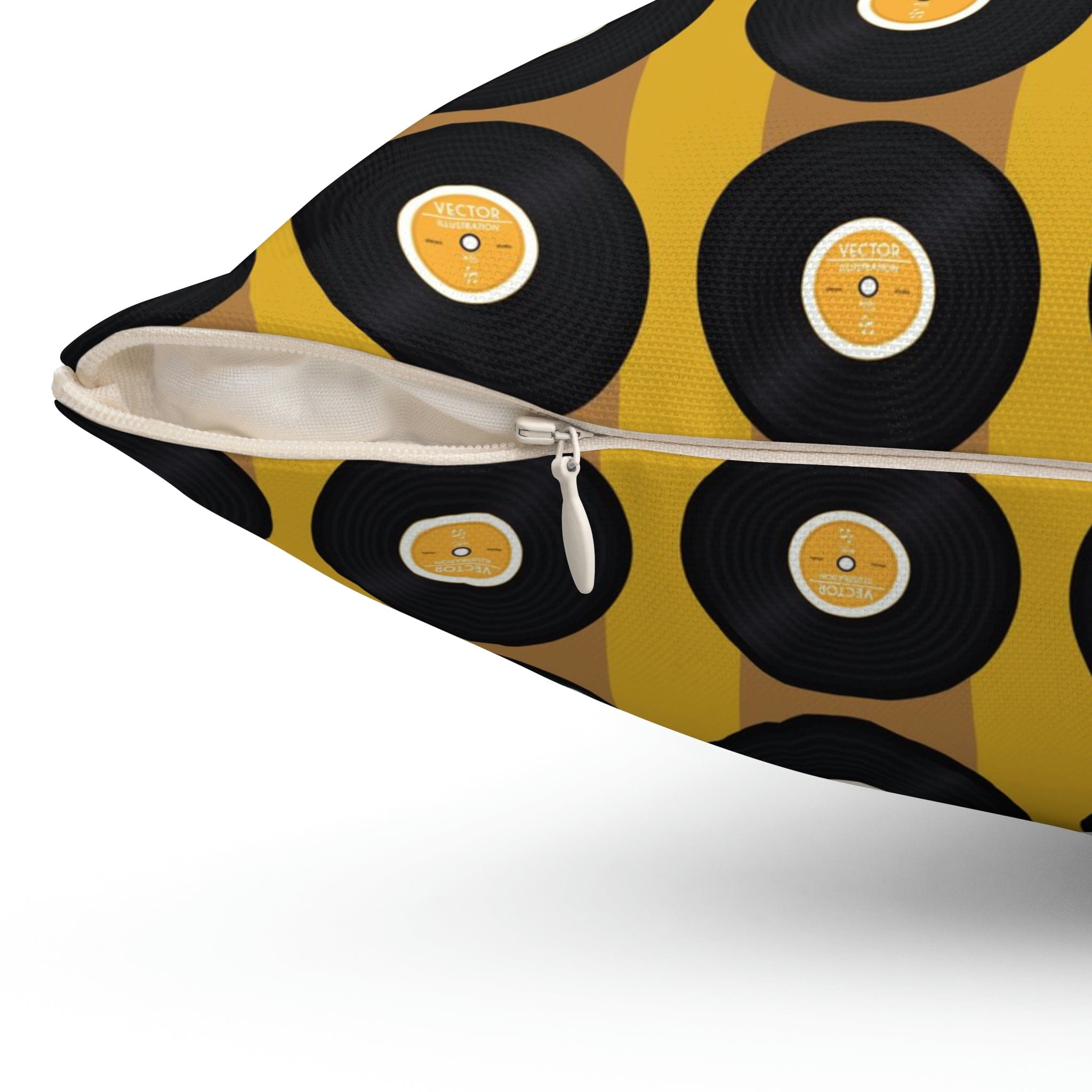 Retro Records, Mustard Yellow, Black Mid Century Modern, 60&
