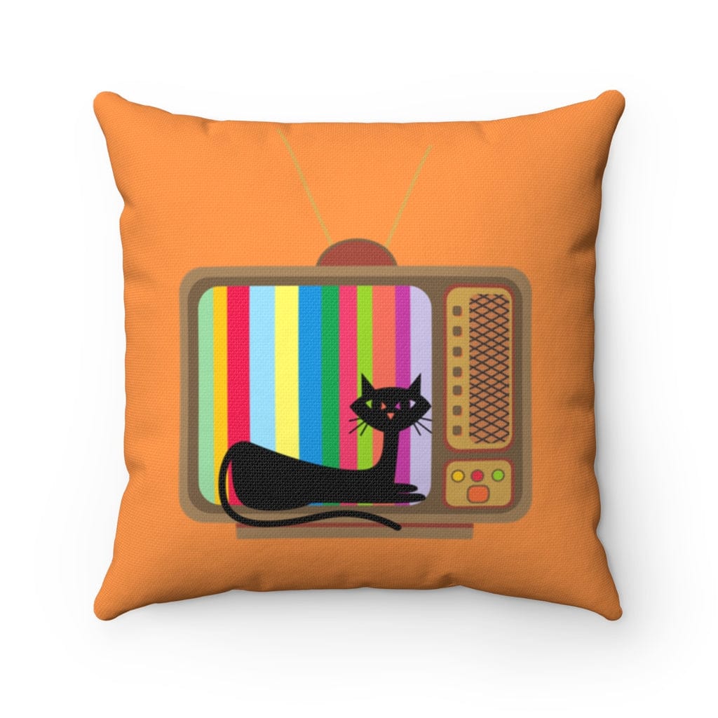 Retro Throw Pillow Atomic Cat, 60&