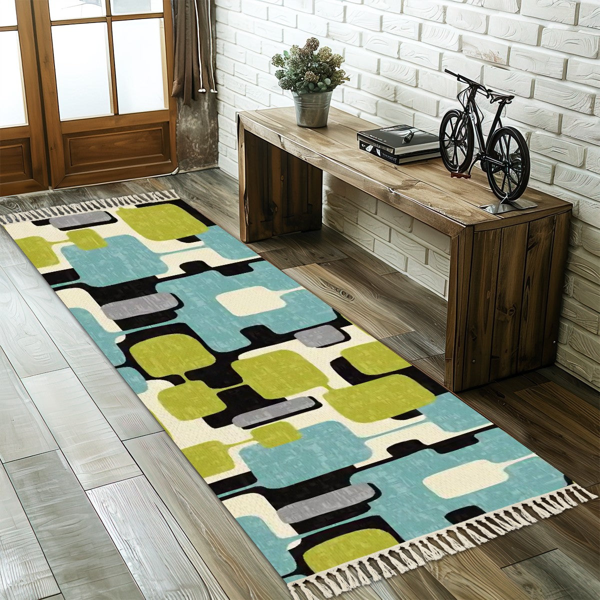Mid Mod Retro Area Rugs Mid Century Modern Gal