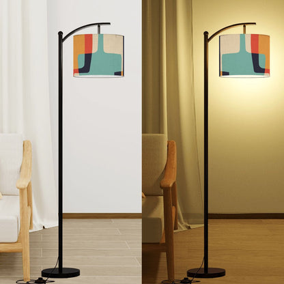 Mid Century Modern Geometric Mod Designed Modern Lamp SHADE ONLY - For Arc Floor Lamps Only - Mid Century Modern Gal