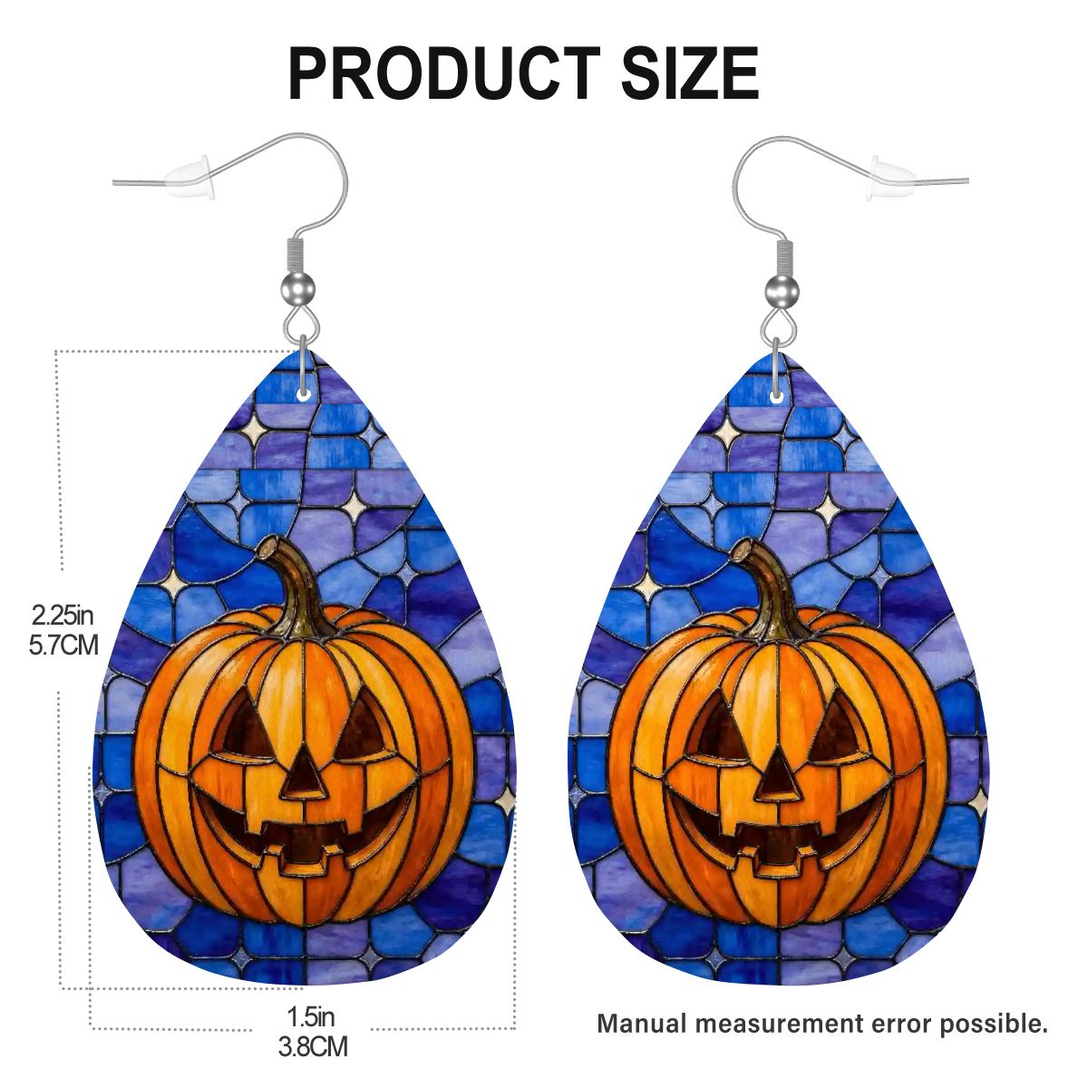 Halloween Stained Glass Style Jack-o&
