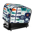 Mod Mod Boho Modern Danish Floral Blue Orange White Retro Kitchen 2 Slice Toaster Cover - Mid Century Modern Gal