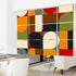Mid Century Modern Geometric Designed Hanging Room Dividers - Mid Century Modern Gal