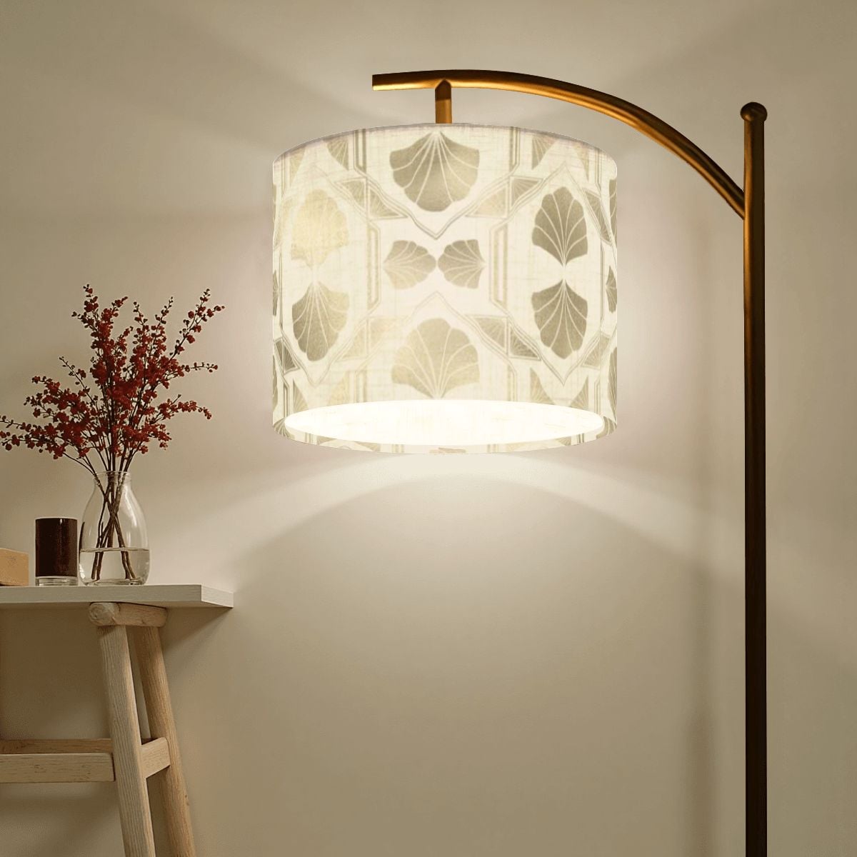 Elegant Modern Art Deco Lamp SHADE ONLY - For Arc Floor Lamps Only - Mid Century Modern Gal